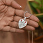 Soulmate Roses Heart Necklace - Love You This Much