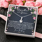 Stepmother of the Groom Alluring Beauty Necklace - Love You This Much