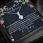 Stepmother of the Groom Alluring Beauty Necklace - Love You This Much