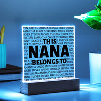 Thumbnail for This Nana Belongs to Square Acrylic - Love You This Much