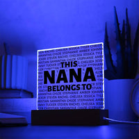 Thumbnail for This Nana Belongs to Square Acrylic - Love You This Much