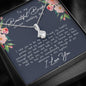 To My Bride (From Groom) Alluring Beauty Necklace - Love You This Much