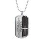 To My Brother (From Your Sister) Dog Tag Necklace - Love You This Much