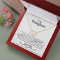 To My Daughter (Love Dad) Solid Gold Necklace - Love You This Much