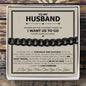 To My Husband Cuban Bracelet - Love You This Much