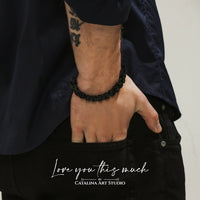 Thumbnail for To My Husband Twist Steel Bracelet - Love You This Much