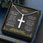 To My Man Challenge Normal Cross Necklace - Love You This Much