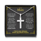 To My Man Challenge Normal Cross Necklace - Love You This Much