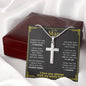To My Man Challenge Normal Cross Necklace - Love You This Much