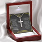 To My Man Challenge Normal Cross Necklace - Love You This Much