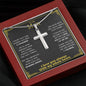 To My Man Challenge Normal Cross Necklace - Love You This Much