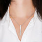 To My Man I Love You Roman Numeral Stick Necklace - Love You This Much