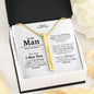 To My Man (I met You) Coordinates Vertical Stick Necklace - Love You This Much