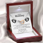 Tummy (Twins) Interlocking Hearts Necklace - Love You This Much