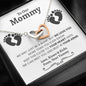 Tummy (Twins) Interlocking Hearts Necklace - Love You This Much