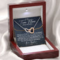 Twin Flame Interlocking Hearts Necklace - Love You This Much