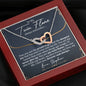 Twin Flame Interlocking Hearts Necklace - Love You This Much