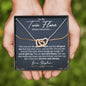 Twin Flame Interlocking Hearts Necklace - Love You This Much