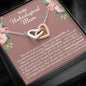 Unbiological Mom Interlocking Hearts Necklace - Love You This Much