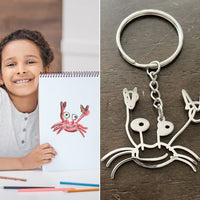 Thumbnail for Your Kids Drawing on Jewelry - Love You This Much